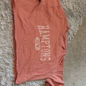 Aeropostale Coral Crop Boyfriend Tee